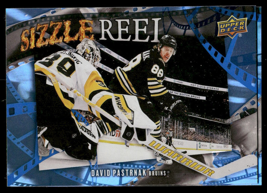 2025 Upper Deck Series 1 #SR-27 David Pastrnak Sizzle Real